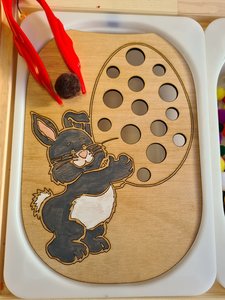 TROFAST KONIJN MET PAASEI