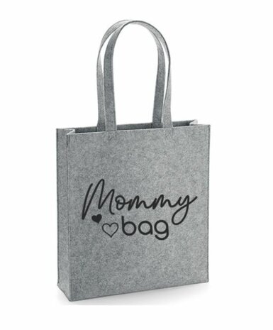 Vilten tas MOMMY BAG MET HARTJE