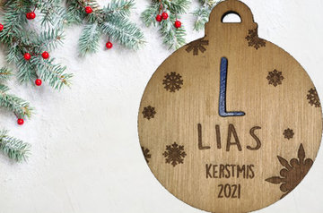 Kerstbal | Snowflake design